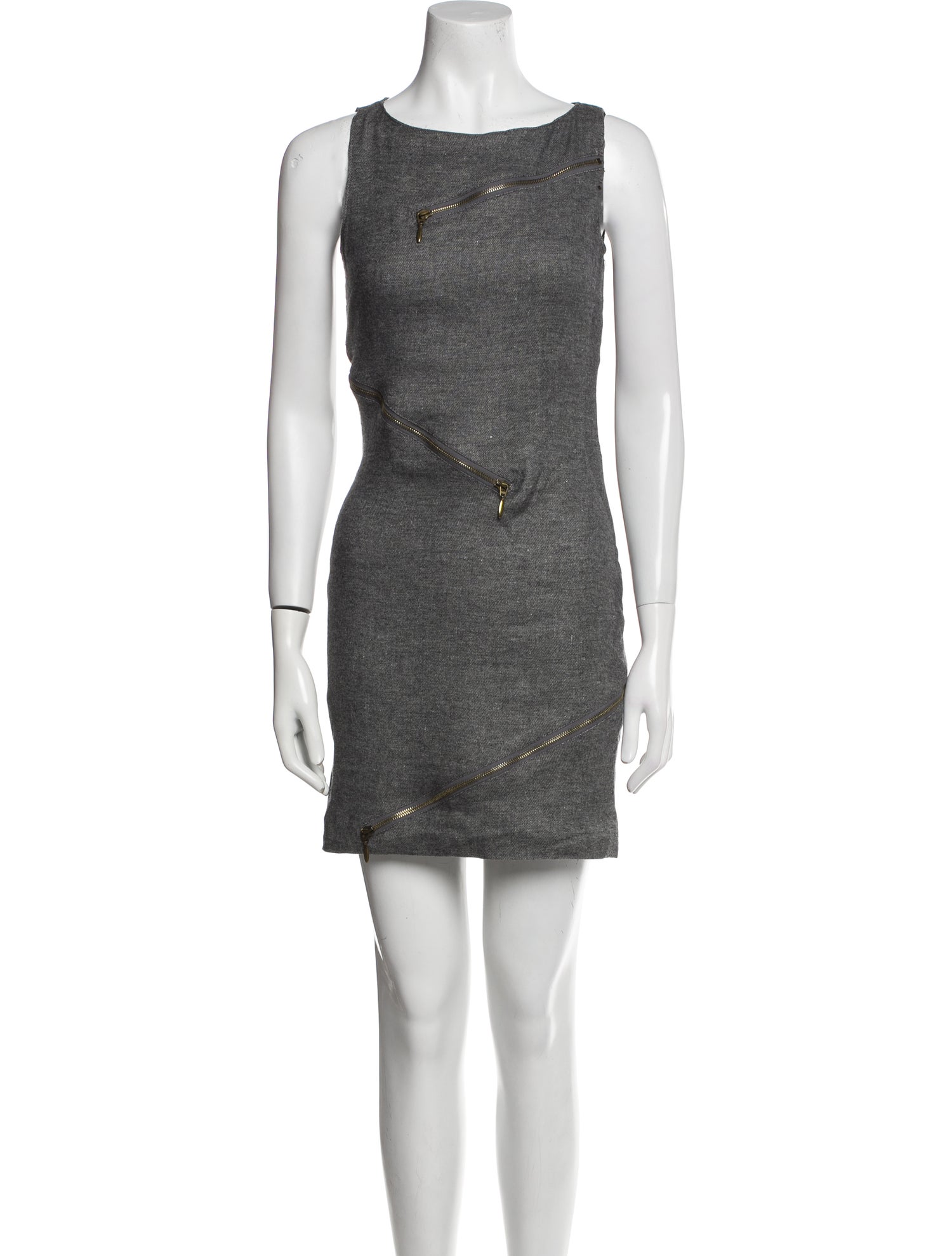 McQ Alexander McQueen Linen Mini Dress