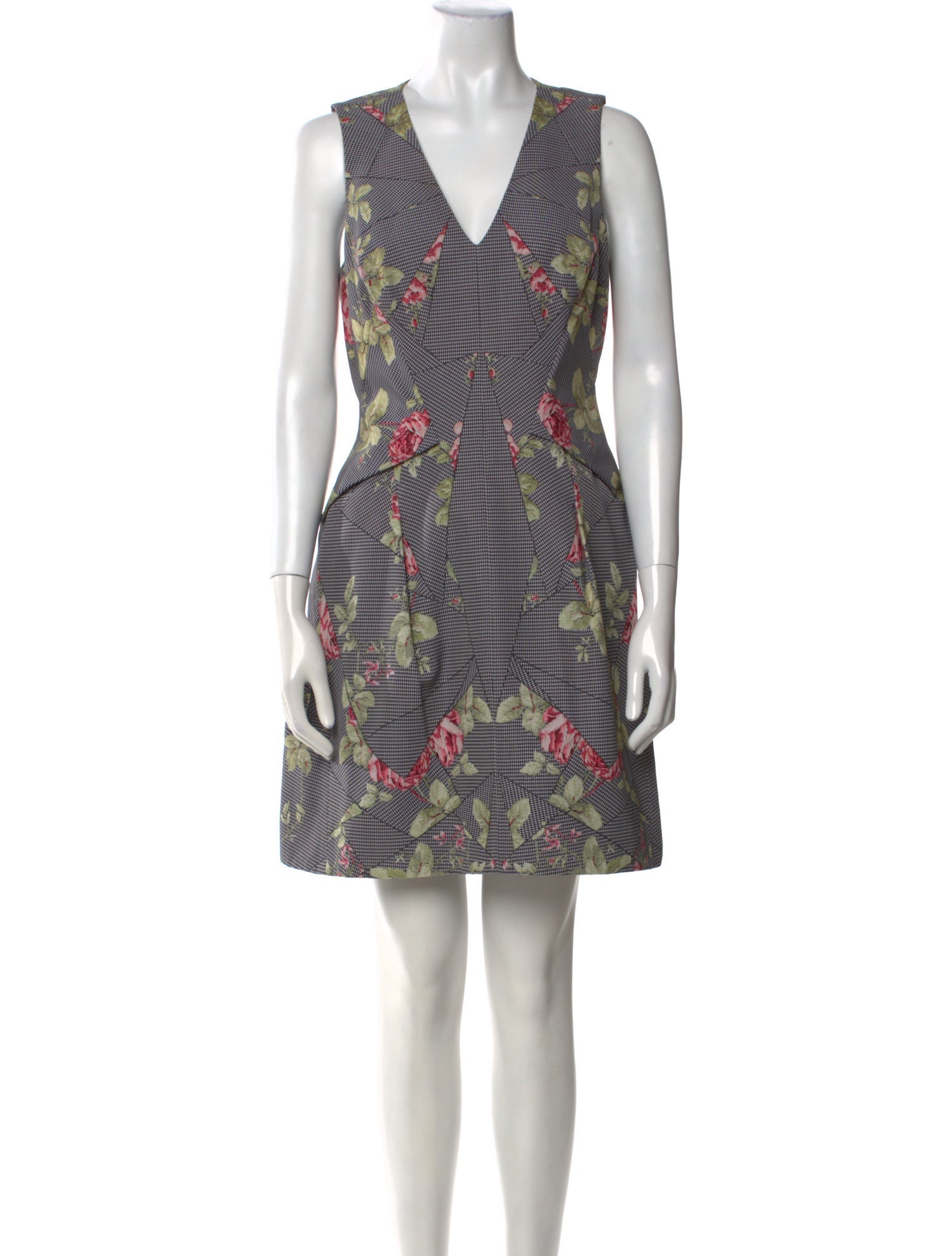 McQ Alexander McQueen Printed Mini Dress