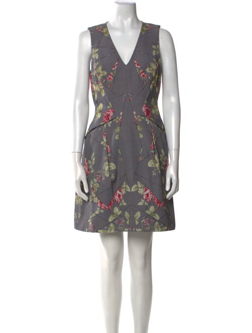 McQ Alexander McQueen Printed Mini Dress