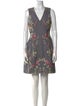 McQ Alexander McQueen Printed Mini Dress