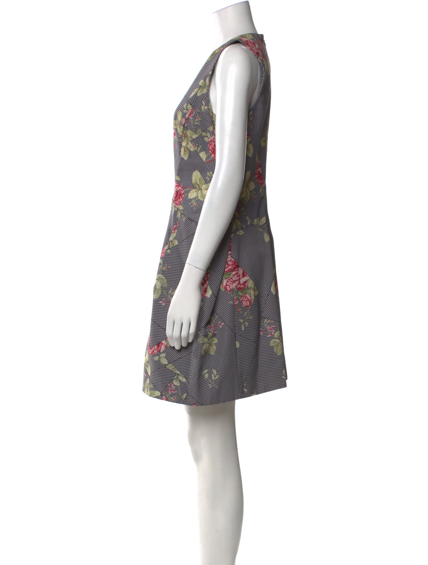 McQ Alexander McQueen Printed Mini Dress