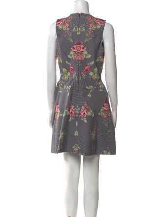 McQ Alexander McQueen Printed Mini Dress