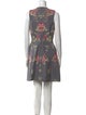 McQ Alexander McQueen Printed Mini Dress
