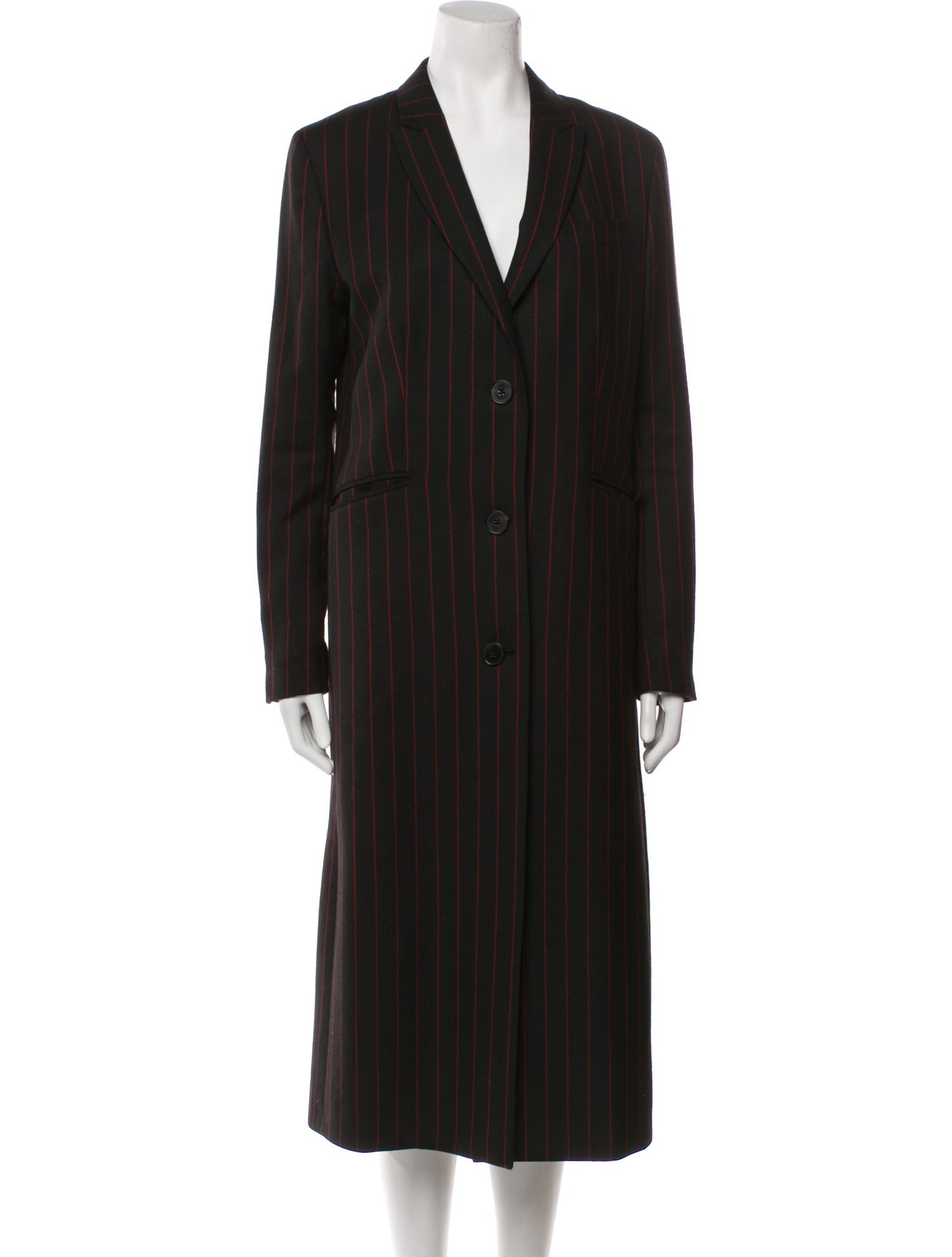 McQ Alexander McQueen Striped Coat
