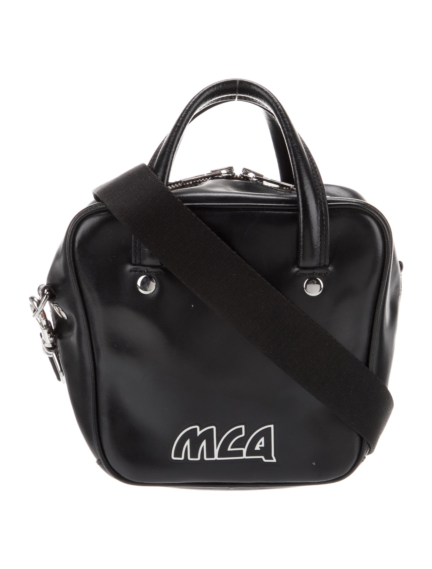 McQ Alexander McQueen Leather Top Handle Bag
