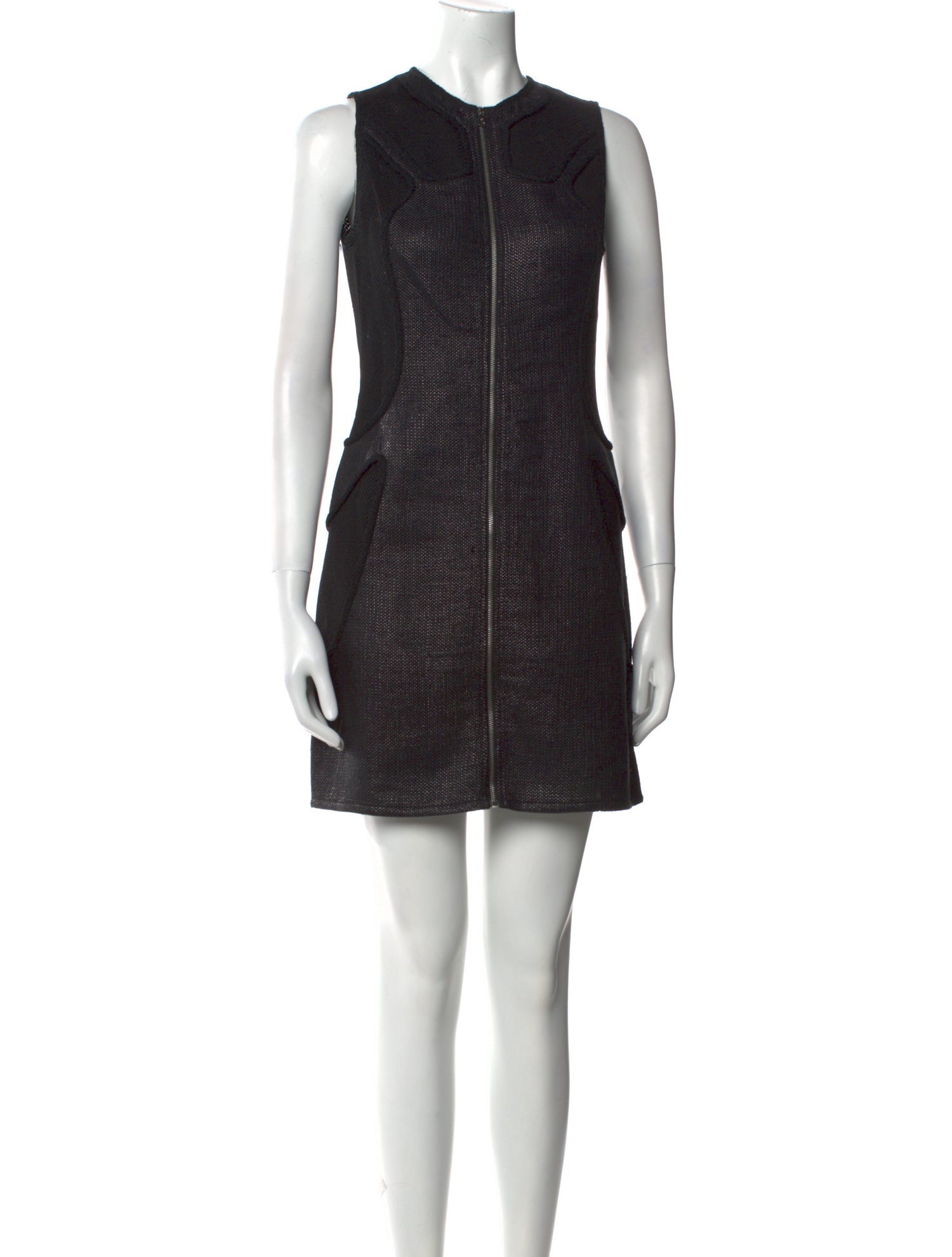 McQ Alexander McQueen Crew Neck Mini Dress