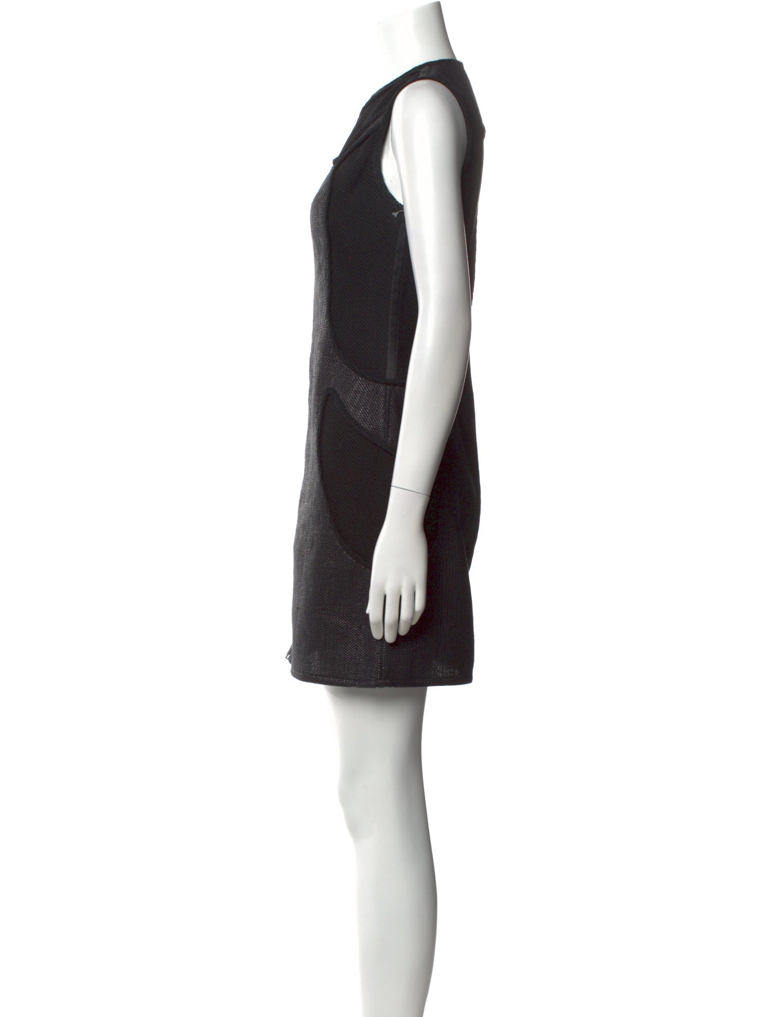 McQ Alexander McQueen Crew Neck Mini Dress