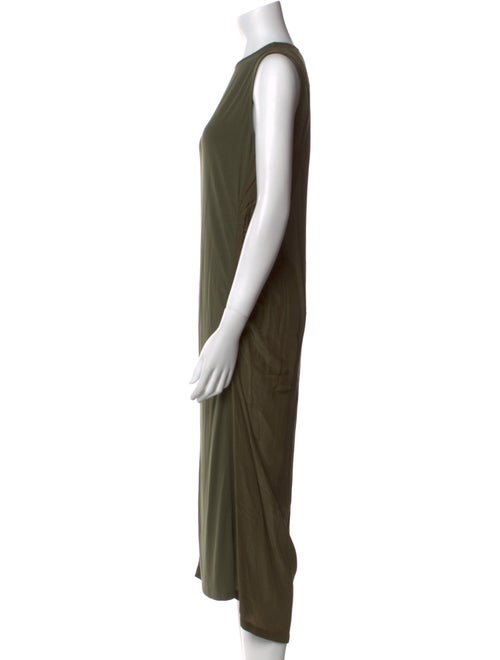 McQ Alexander McQueen Crew Neck Midi Length Dress