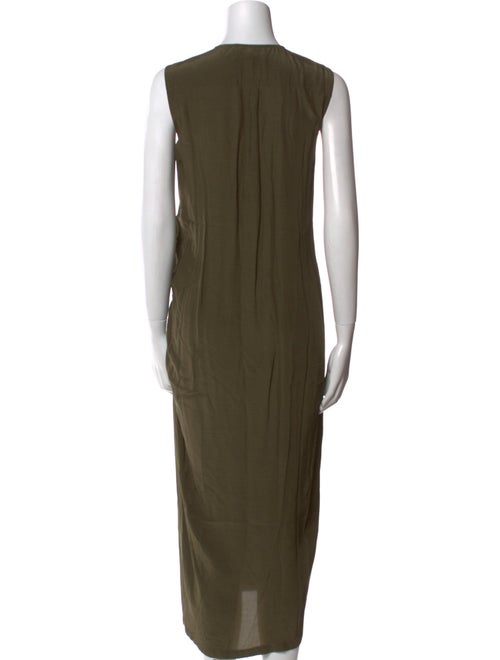 McQ Alexander McQueen Crew Neck Midi Length Dress