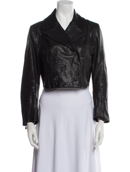 McQ Alexander McQueen Lamb Leather Biker Jacket