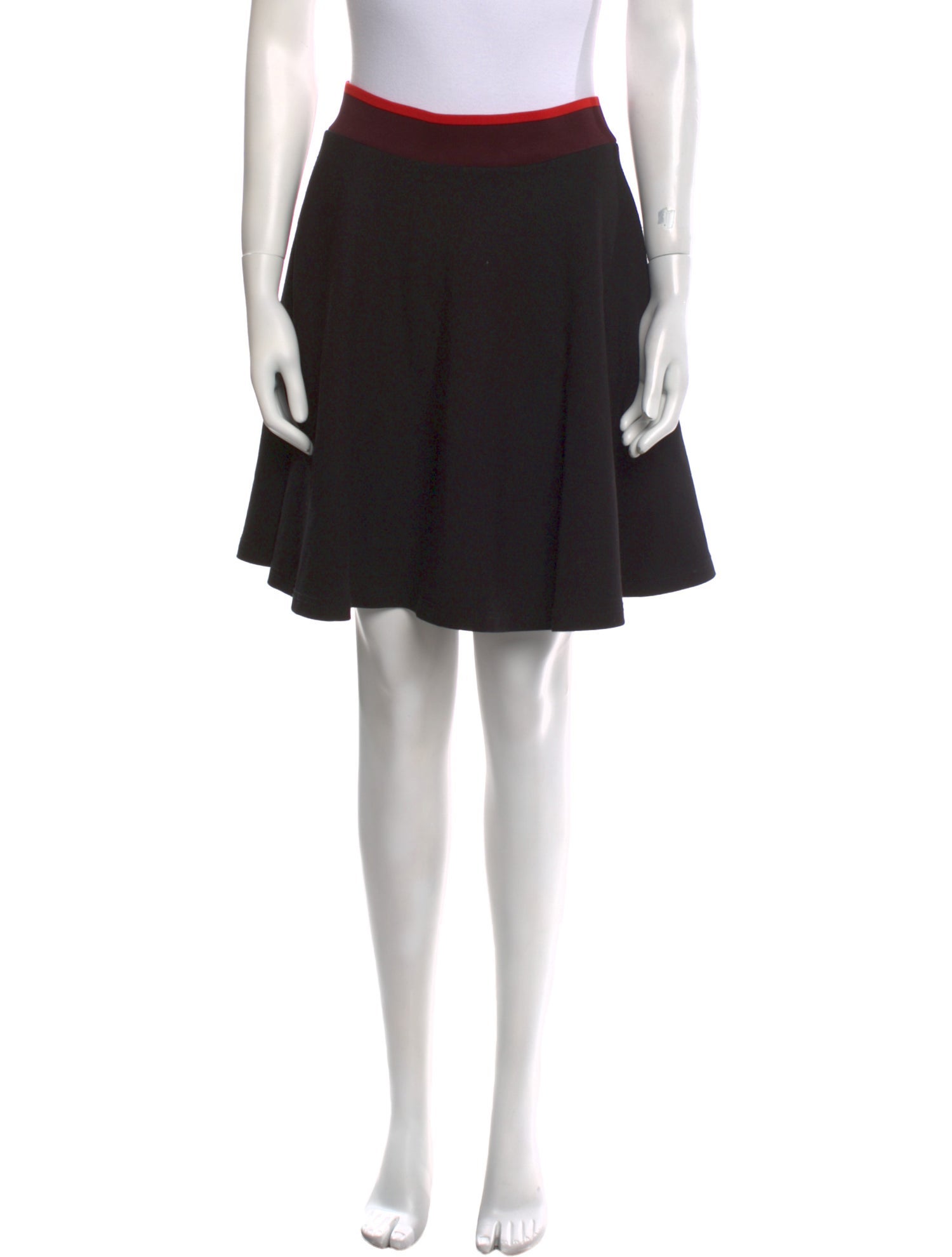 McQ Alexander McQueen Ruffle Embellishment Knee-Length Skirt