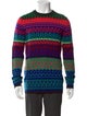 McQ Alexander McQueen Striped Crew Neck Pullover