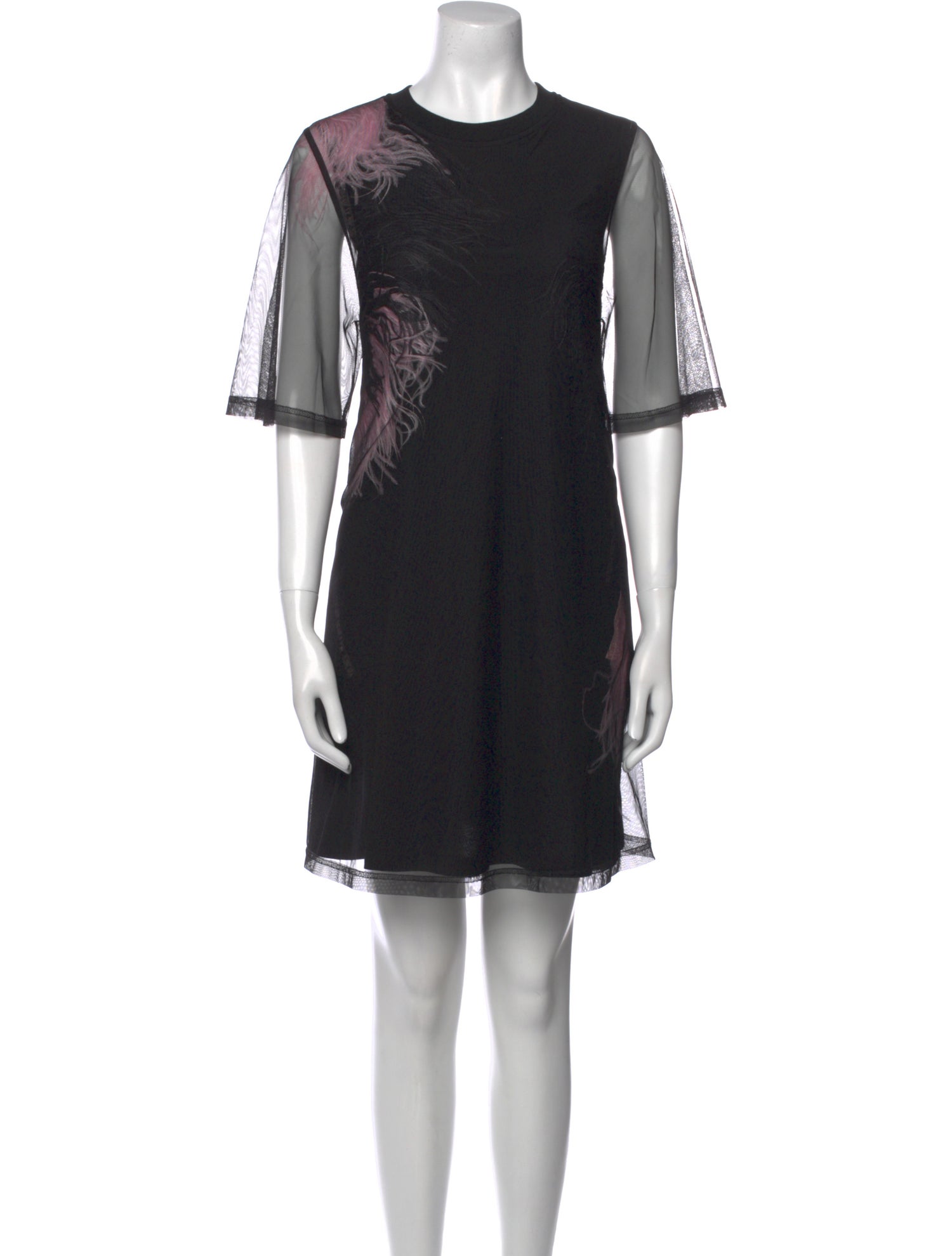 McQ Alexander McQueen Graphic Print Mini Dress