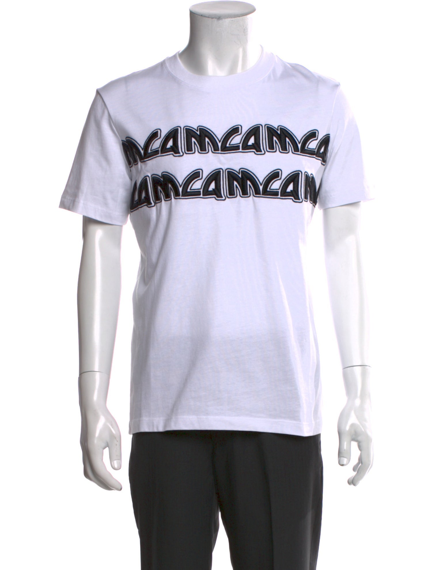 McQ Swallow Skull Graphic Print T-Shirt w/ Tags