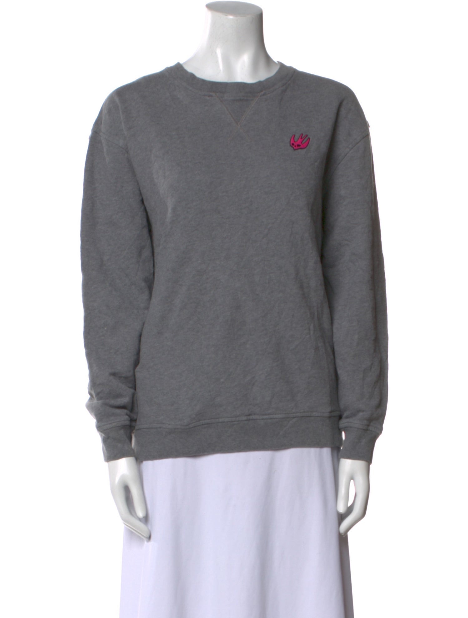 McQ Swallow Crew Neck Long Sleeve Sweatshirt