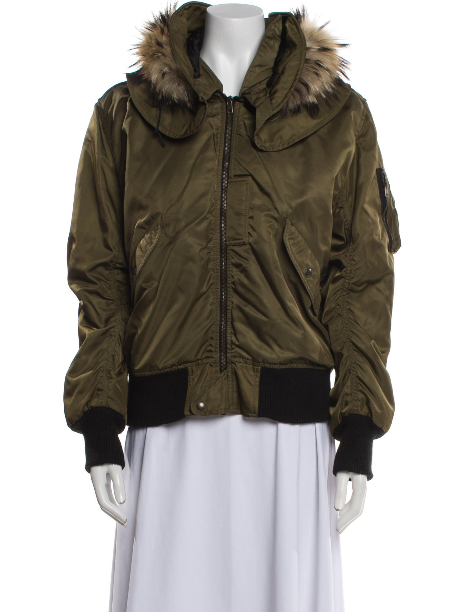 McQ Alexander McQueen Fur Jacket