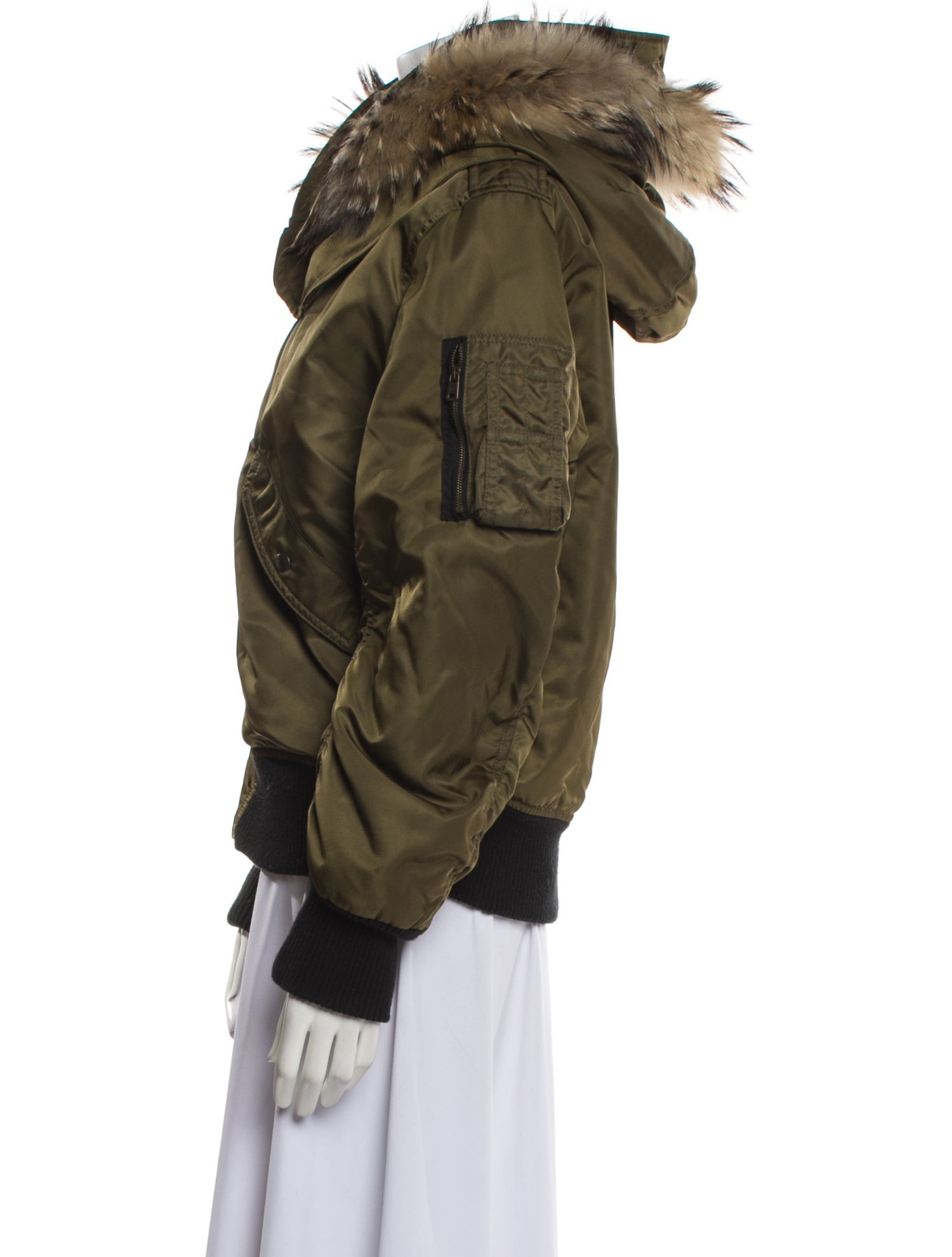 McQ Alexander McQueen Fur Jacket