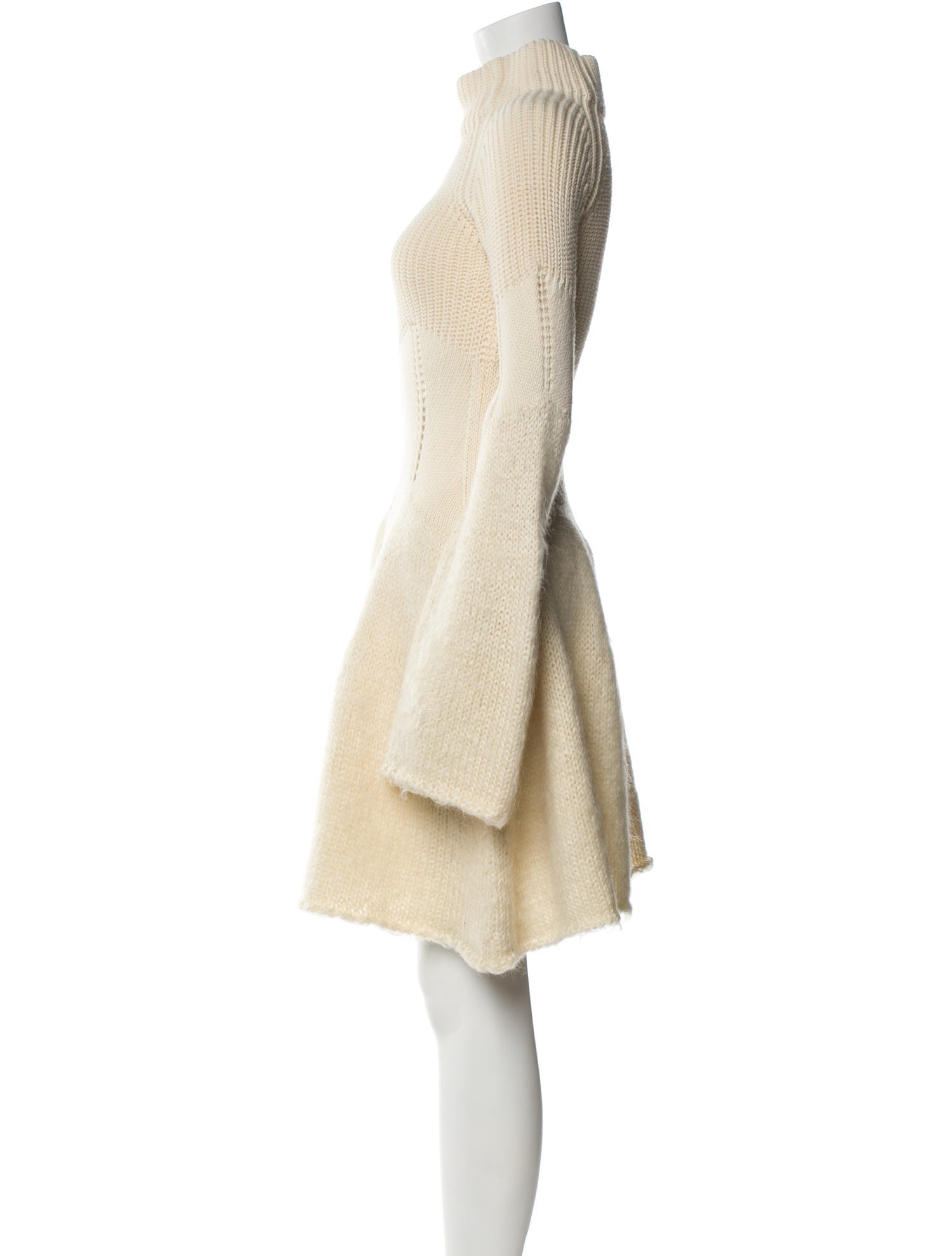 McQ Alexander McQueen Wool Knee-Length Dress