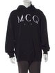 McQ Alexander McQueen Graphic Print Crew Neck Hoodie