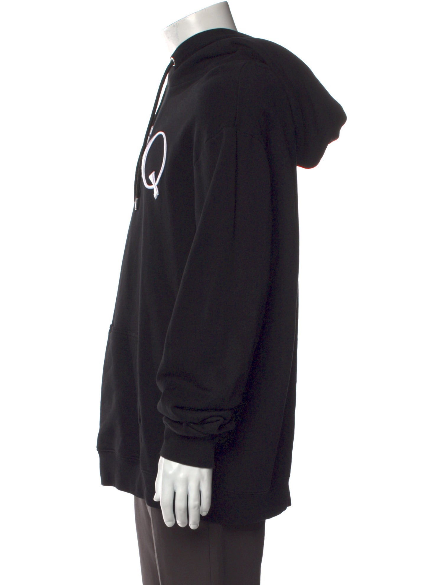 McQ Alexander McQueen Graphic Print Crew Neck Hoodie