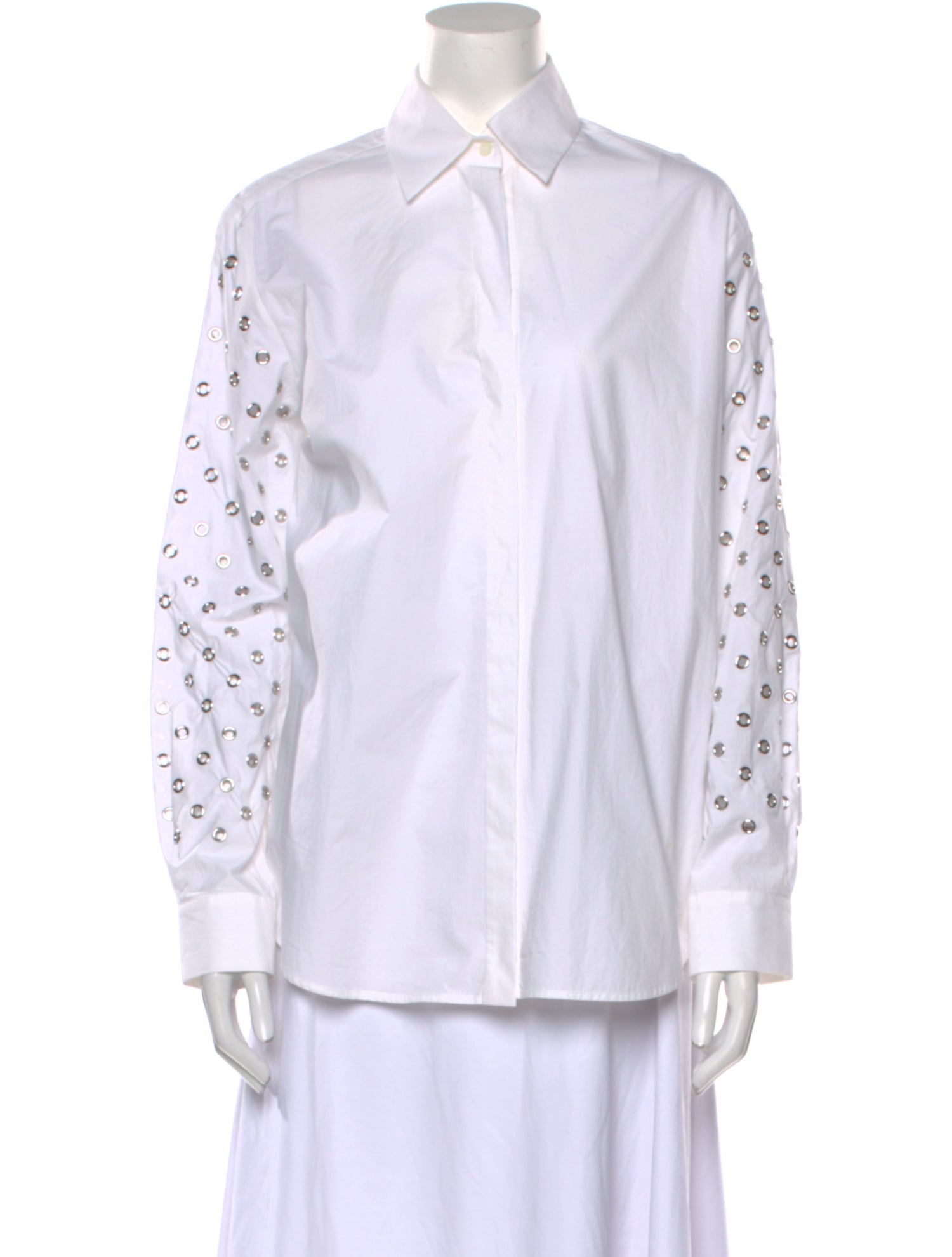 McQ Alexander McQueen Long Sleeve Button-Up Top