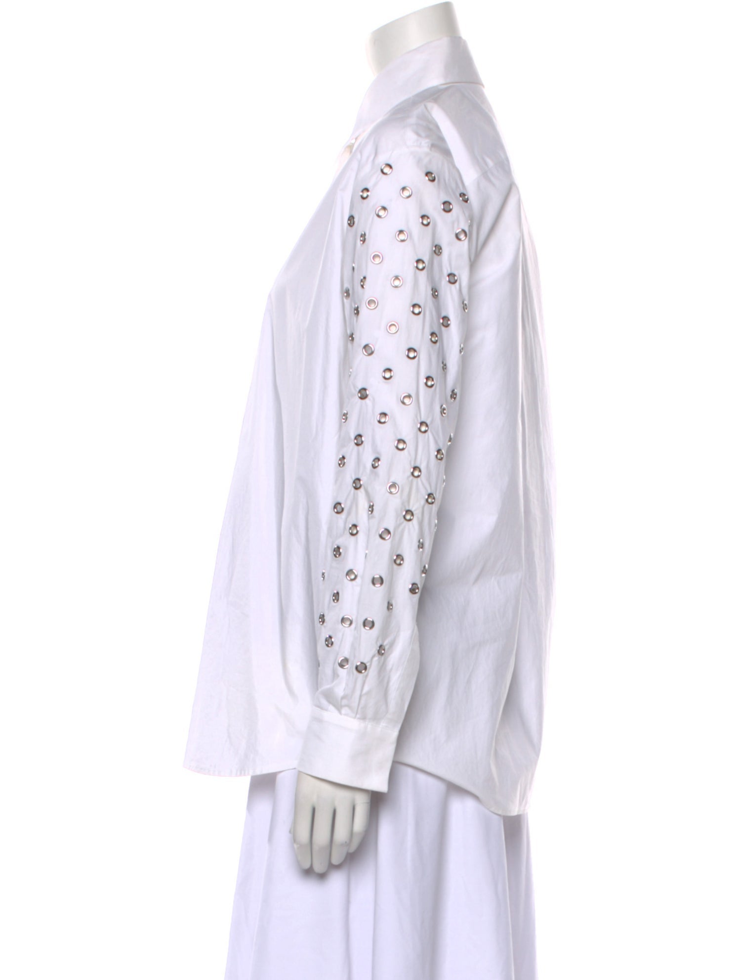 McQ Alexander McQueen Long Sleeve Button-Up Top
