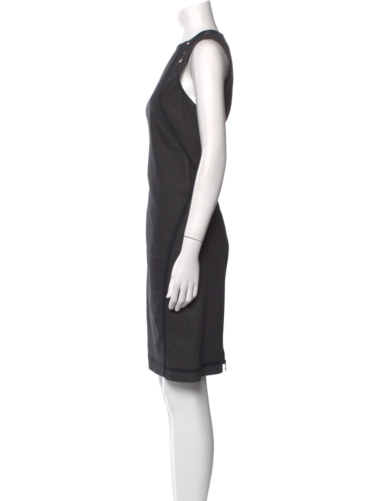 McQ Alexander McQueen Crew Neck Knee-Length Dress
