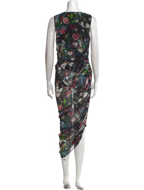 McQ Alexander McQueen Silk Long Dress