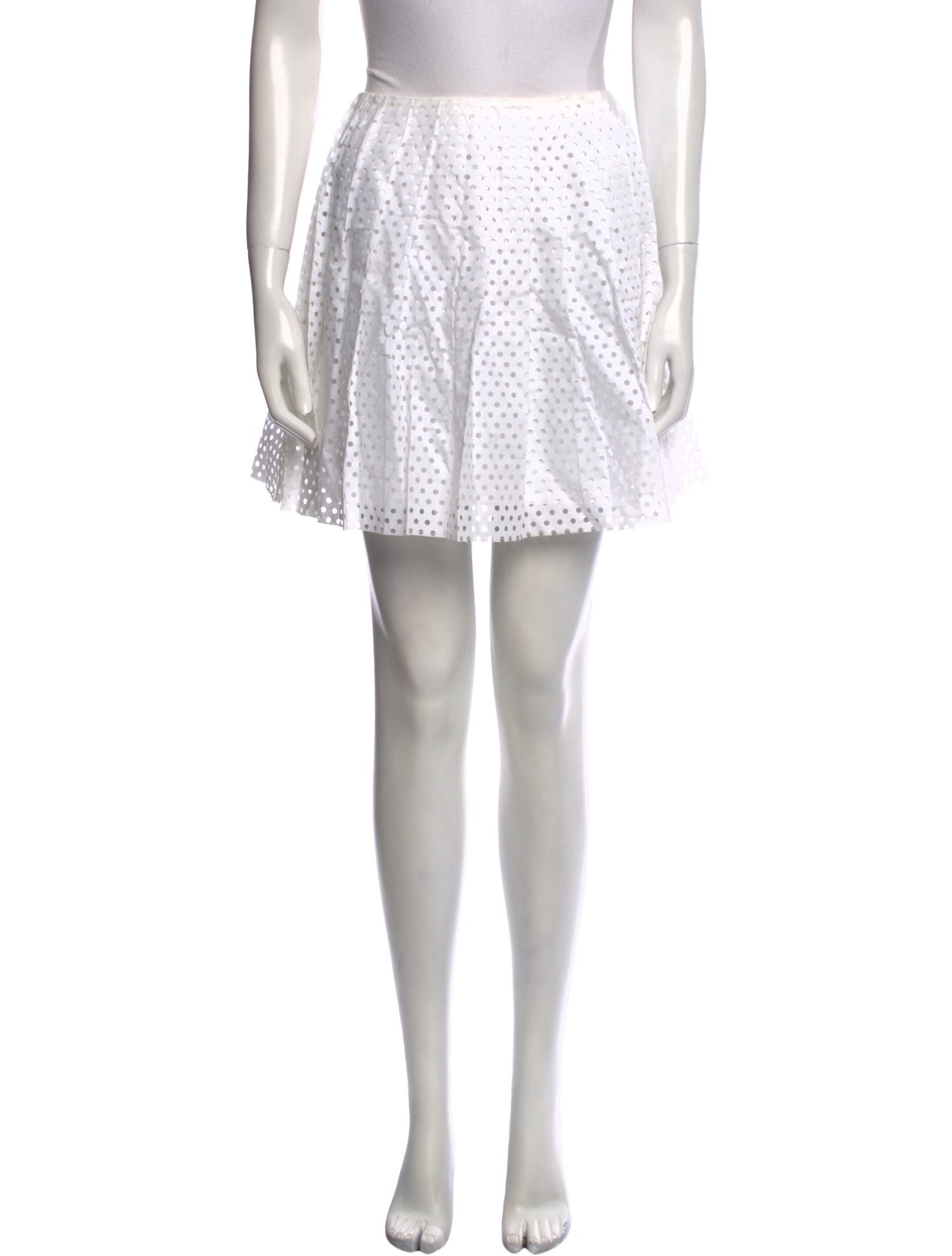 McQ Alexander McQueen Lasercut Accents Mini Skirt w/ Tags