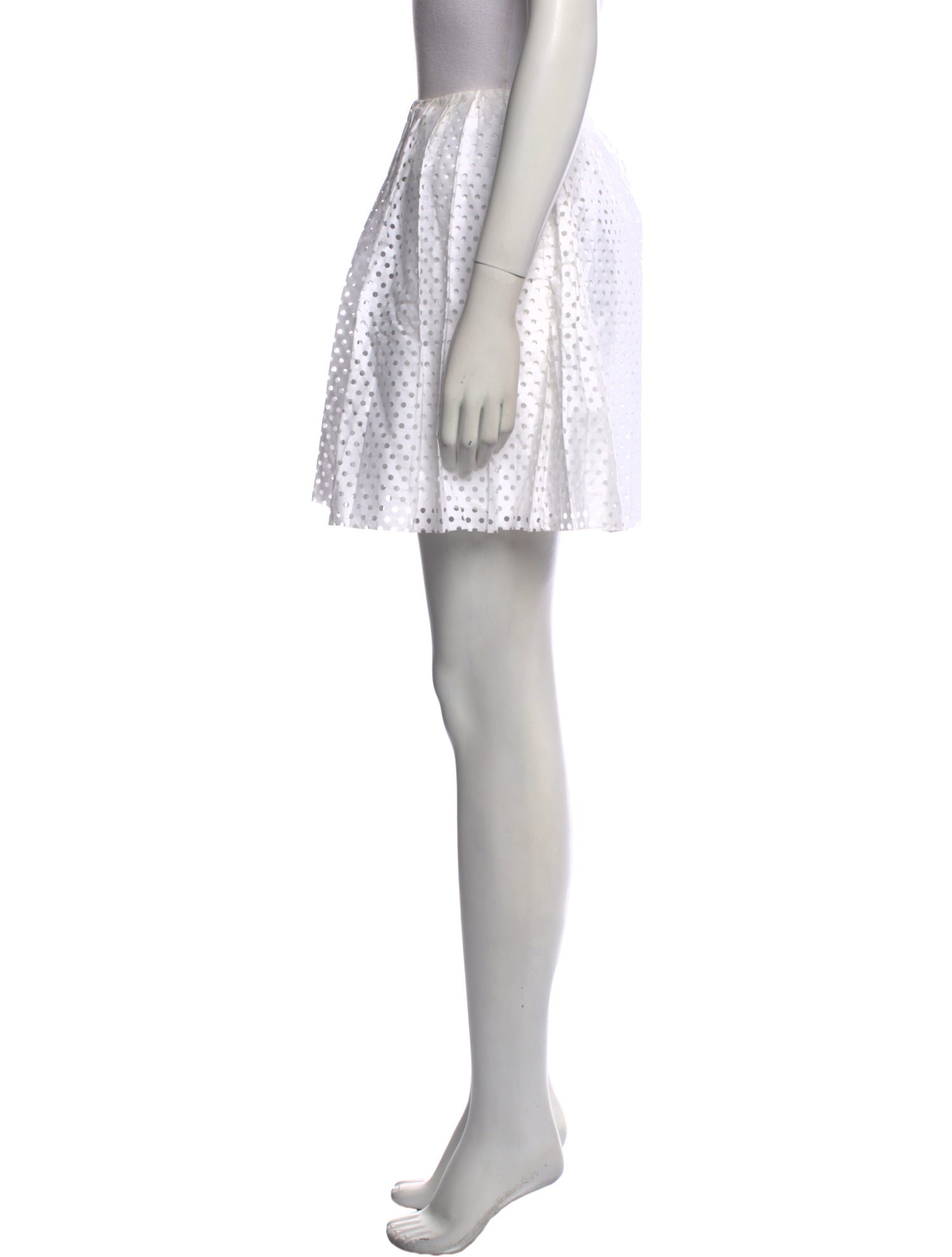 McQ Alexander McQueen Lasercut Accents Mini Skirt w/ Tags