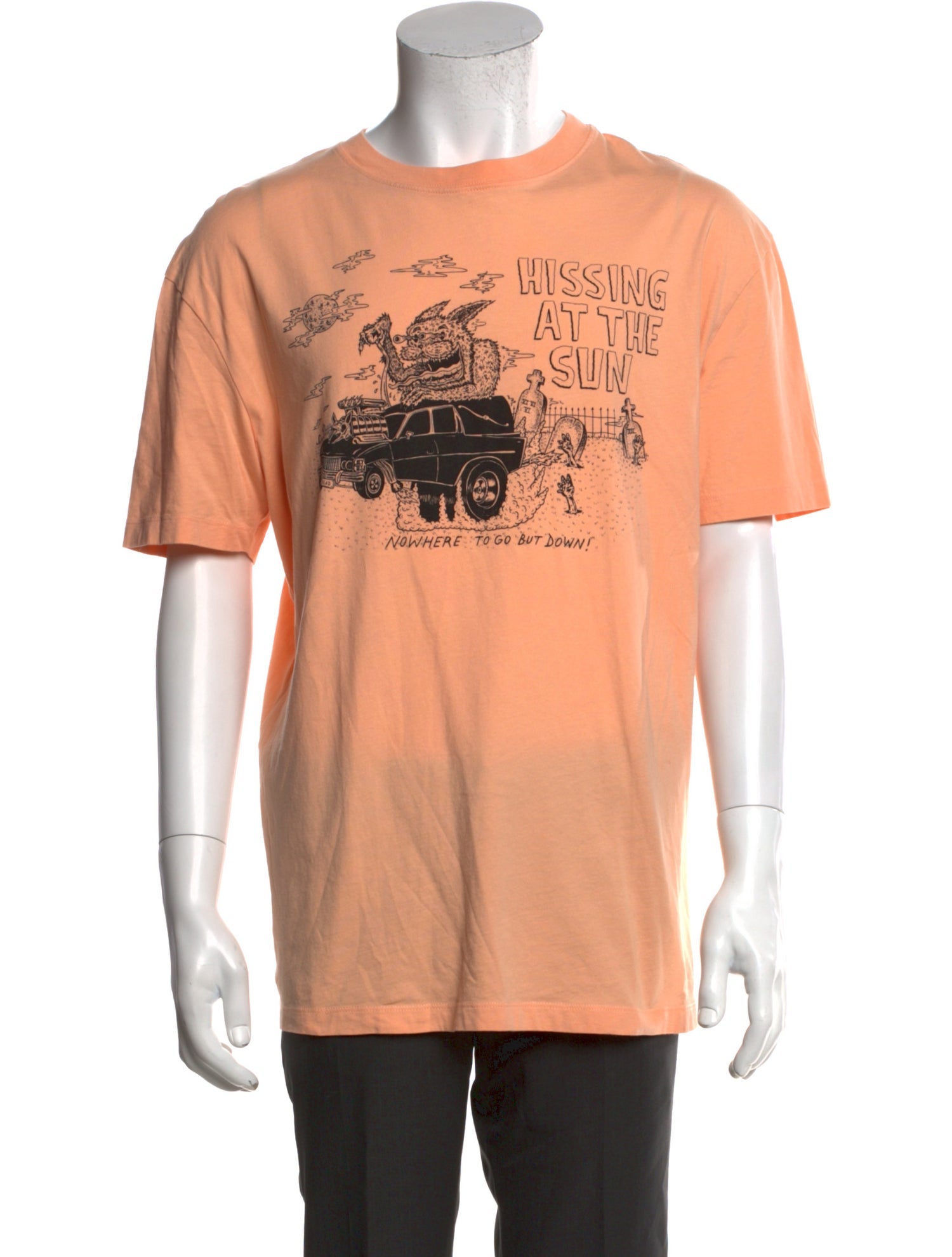 McQ Alexander McQueen Graphic Print Crew Neck T-Shirt