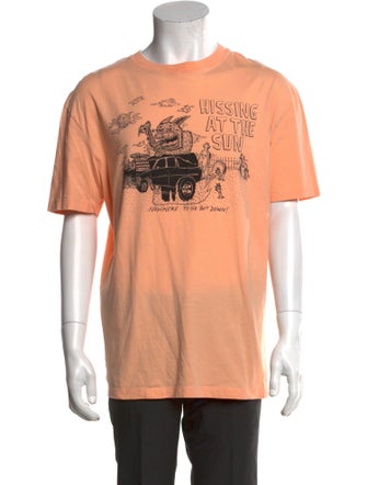 McQ Alexander McQueen Graphic Print Crew Neck T-Shirt