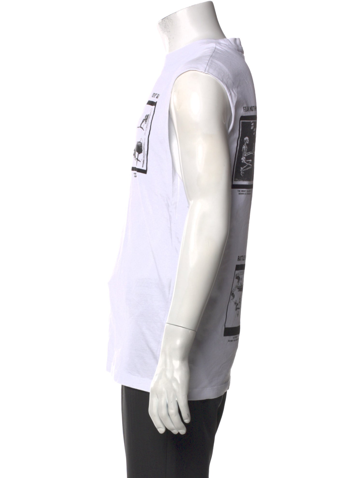 McQ Swallow Skull Graphic Print T-Shirt