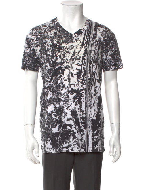 McQ Alexander McQueen Skull Printed Henley