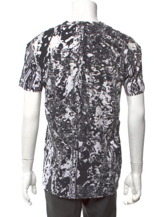 McQ Alexander McQueen Skull Printed Henley