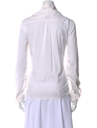 McQ Alexander McQueen Long Sleeve Button-Up Top