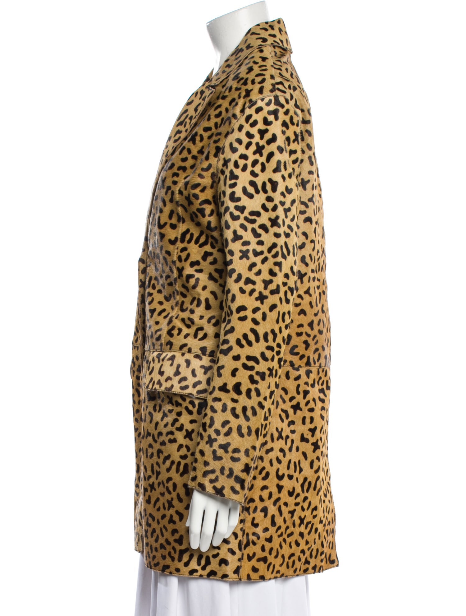 McQ Alexander McQueen Calf Leather Animal Print Jacket w/ Tags