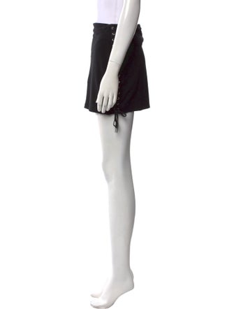 McQ Alexander McQueen Eyelet Trim Mini Skirt