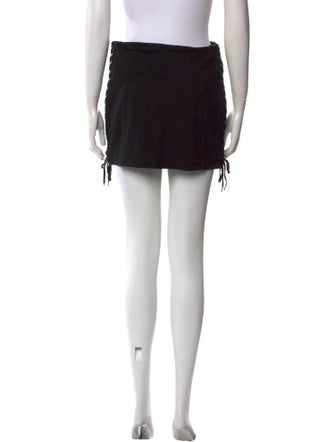 McQ Alexander McQueen Eyelet Trim Mini Skirt