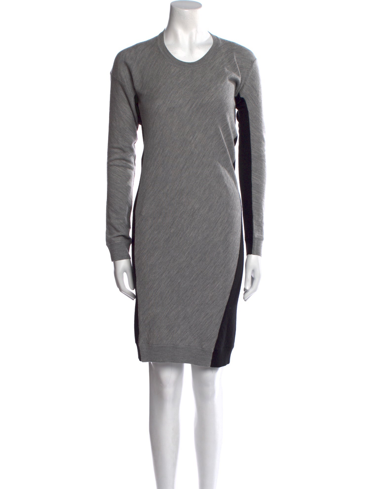McQ Alexander McQueen Wool Knee-Length Dress