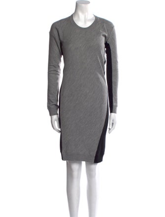 McQ Alexander McQueen Wool Knee-Length Dress