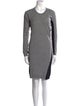 McQ Alexander McQueen Wool Knee-Length Dress