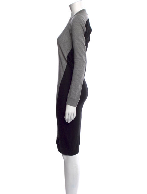 McQ Alexander McQueen Wool Knee-Length Dress