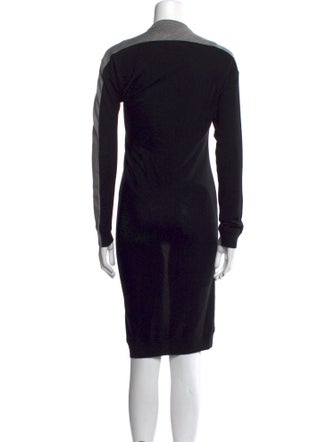 McQ Alexander McQueen Wool Knee-Length Dress
