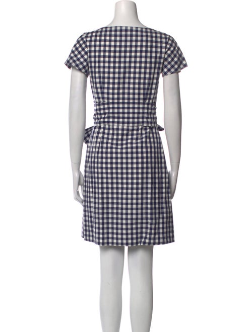 McQ Alexander McQueen Plaid Print Mini Dress