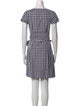 McQ Alexander McQueen Plaid Print Mini Dress