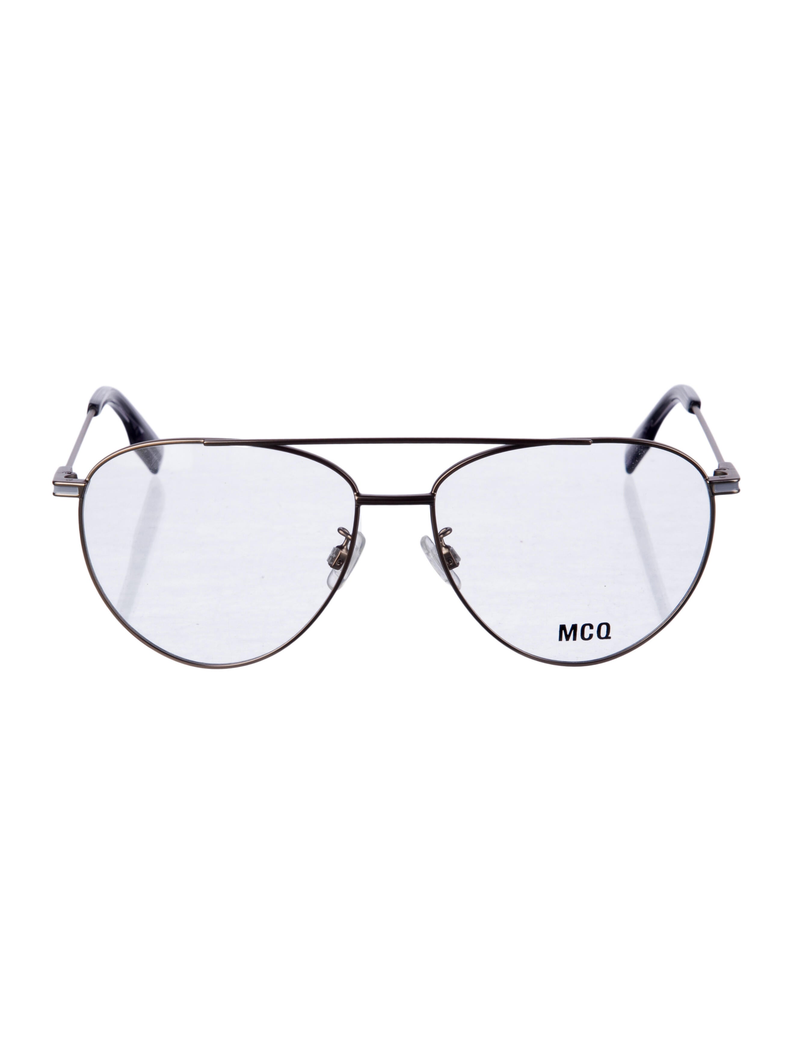 McQ Alexander McQueen Skull Aviator Eyeglasses