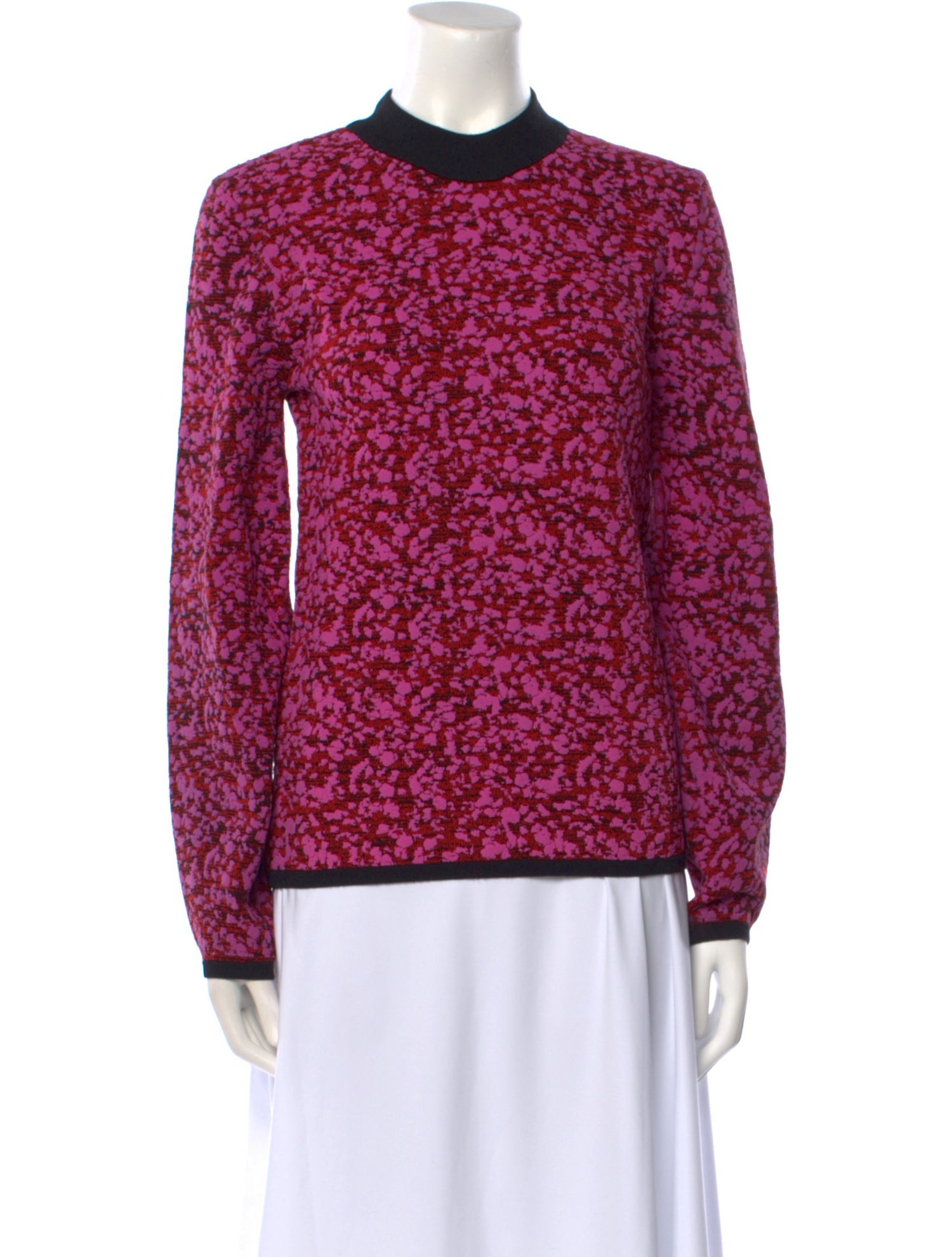 McQ Alexander McQueen Printed Crew Neck Sweater w/ Tags