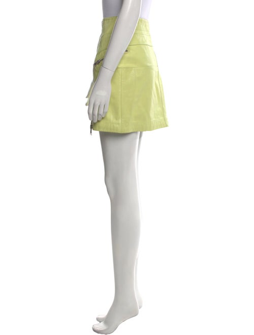 McQ Alexander McQueen Leather Mini Skirt