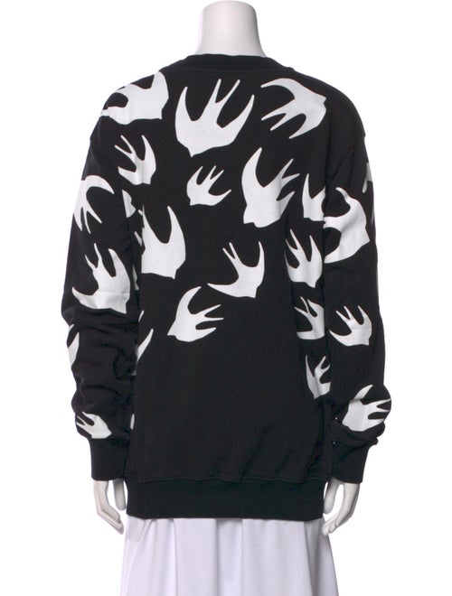 McQ Alexander McQueen Printed Crew Neck Sweatshirt